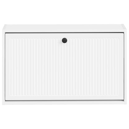 vidaXL Wall-Mounted Shoe Cabinet EDE 71 x 17 x 43 cm Engineered Wood