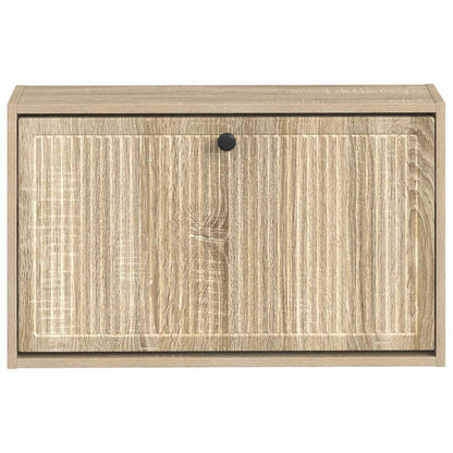 vidaXL Wall-Mounted Shoe Cabinet EDE 71 x 17 x 43 cm Engineered Wood