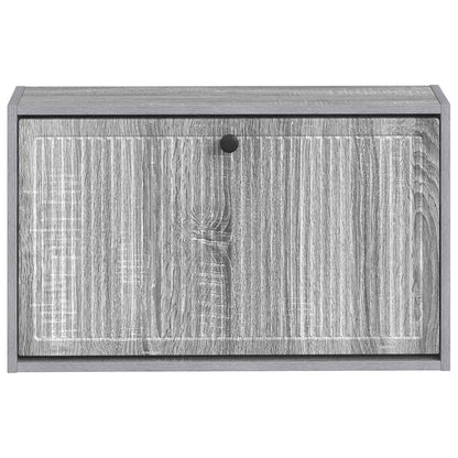 vidaXL Wall-Mounted Shoe Cabinet EDE 71 x 17 x 43 cm Engineered Wood