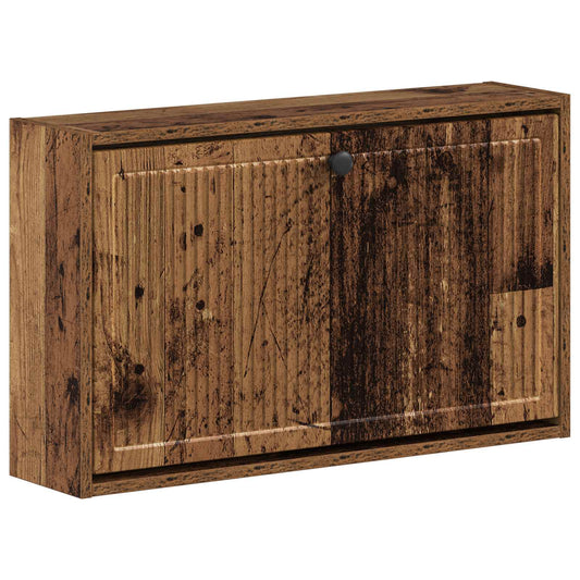 vidaXL Wall-Mounted Shoe Cabinet EDE 71 x 17 x 43 cm Engineered Wood