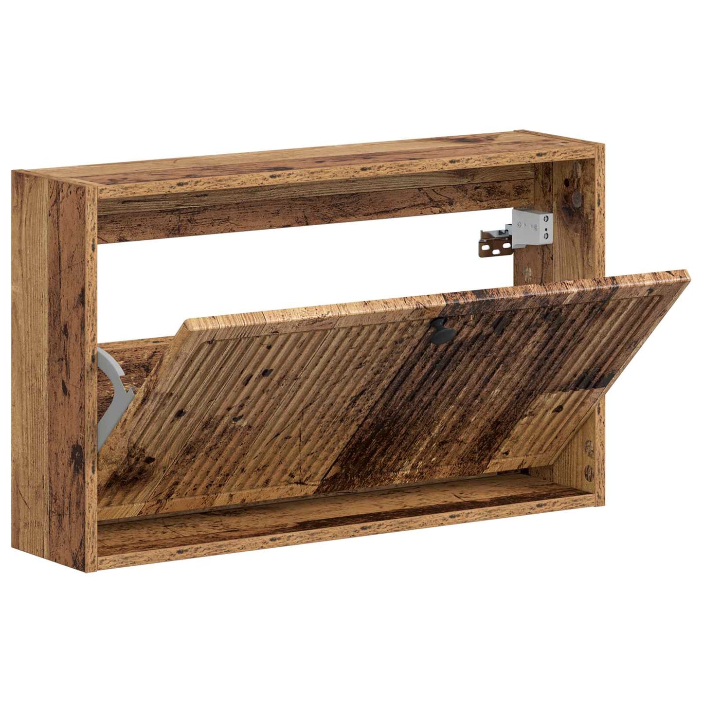 vidaXL Wall-Mounted Shoe Cabinet EDE 71 x 17 x 43 cm Engineered Wood