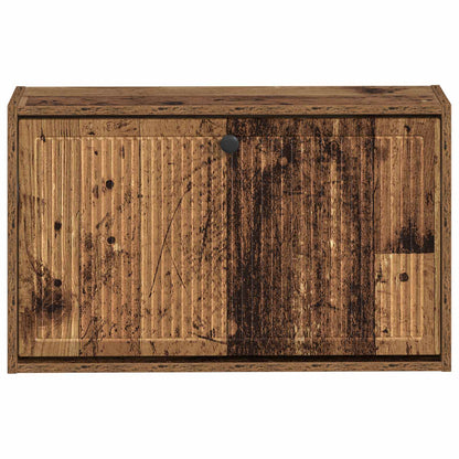 vidaXL Wall-Mounted Shoe Cabinet EDE 71 x 17 x 43 cm Engineered Wood