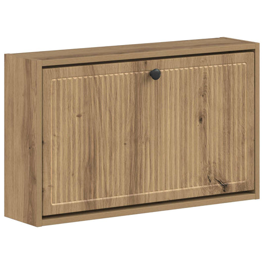 vidaXL Wall-Mounted Shoe Cabinet EDE 71 x 17 x 43 cm Engineered Wood