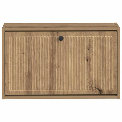 vidaXL Wall-Mounted Shoe Cabinet EDE 71 x 17 x 43 cm Engineered Wood