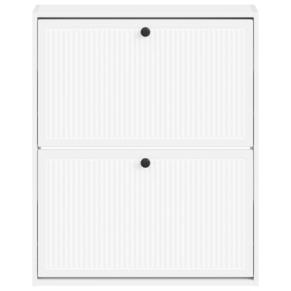 vidaXL Wall-Mounted Shoe Cabinet EDE 71 x 17 x 86 cm Engineered Wood