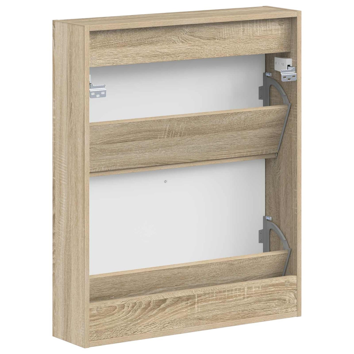 vidaXL Wall-Mounted Shoe Cabinet EDE 71 x 17 x 86 cm Engineered Wood