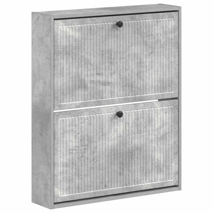 vidaXL Wall-Mounted Shoe Cabinet EDE 71 x 17 x 86 cm Engineered Wood