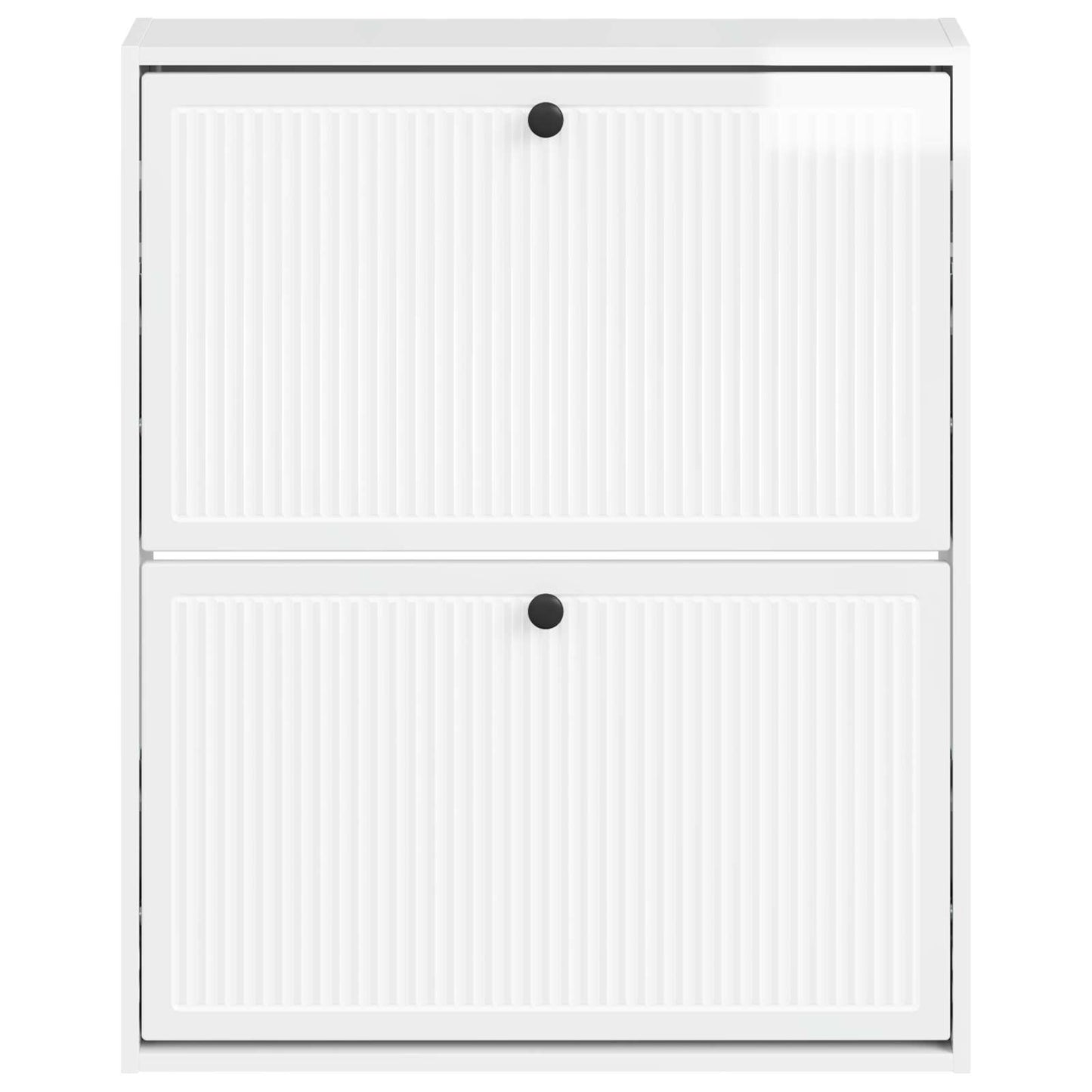vidaXL Wall-Mounted Shoe Cabinet EDE 71 x 17 x 86 cm Engineered Wood