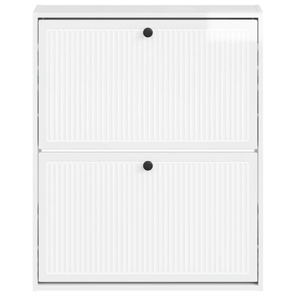 vidaXL Wall-Mounted Shoe Cabinet EDE 71 x 17 x 86 cm Engineered Wood