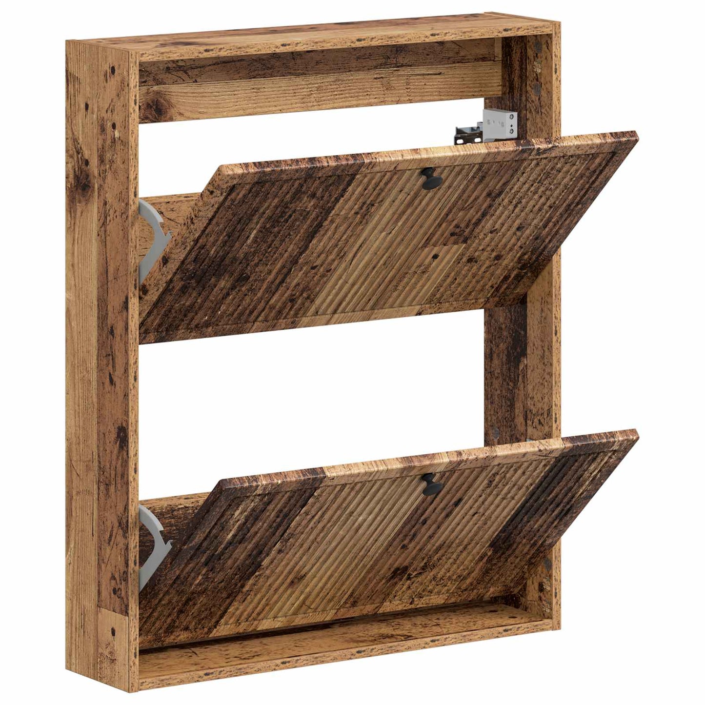 vidaXL Wall-Mounted Shoe Cabinet EDE 71 x 17 x 86 cm Engineered Wood