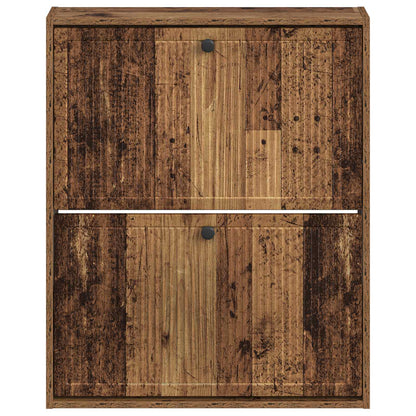 vidaXL Wall-Mounted Shoe Cabinet EDE 71 x 17 x 86 cm Engineered Wood