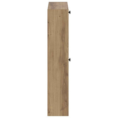 vidaXL Wall-Mounted Shoe Cabinet EDE 71 x 17 x 86 cm Engineered Wood