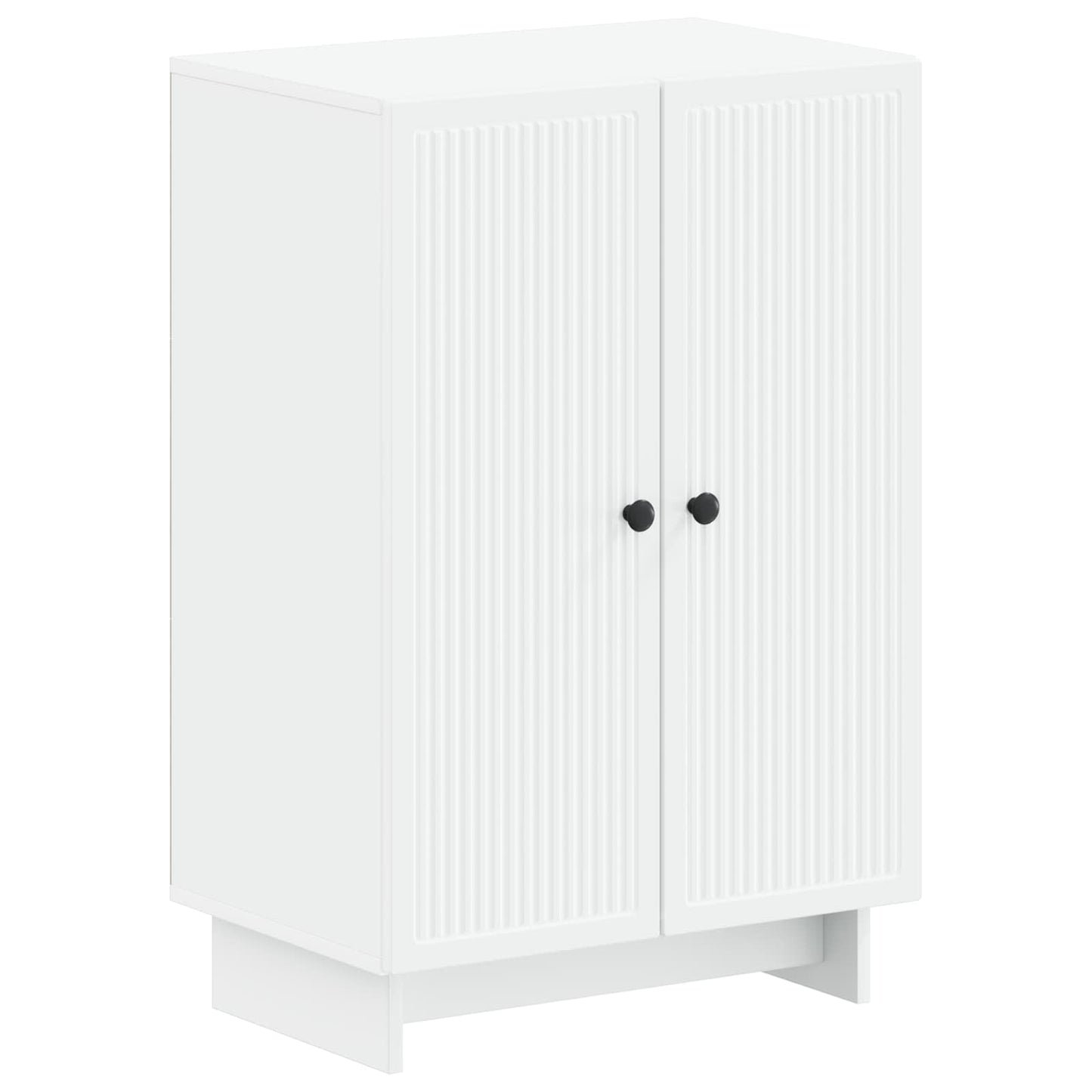 vidaXL Shoe Cabinet EDE 59.5 x 39.5 x 90 cm Engineered Wood White