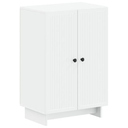 vidaXL Shoe Cabinet EDE 59.5 x 39.5 x 90 cm Engineered Wood White
