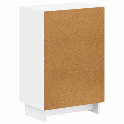 vidaXL Shoe Cabinet EDE 59.5 x 39.5 x 90 cm Engineered Wood White