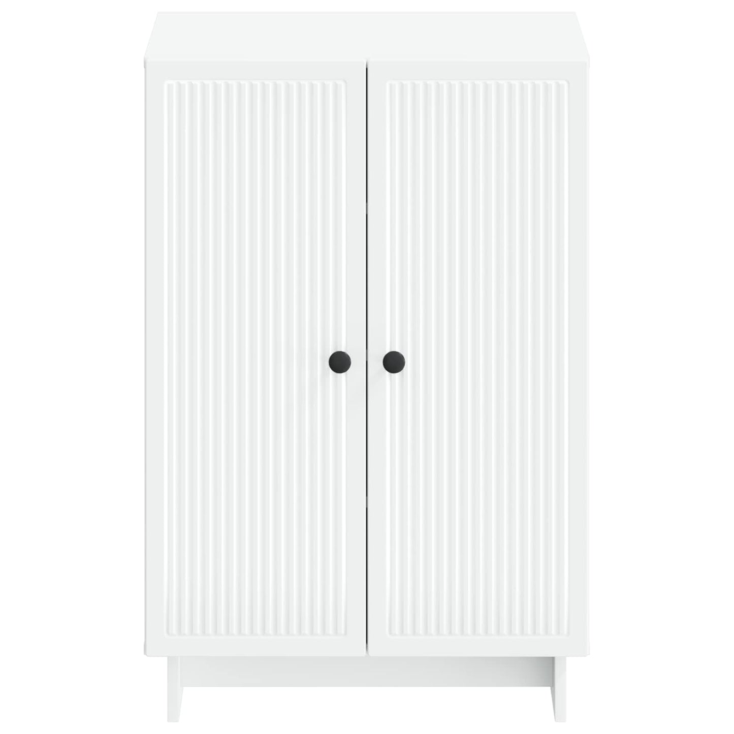 vidaXL Shoe Cabinet EDE 59.5 x 39.5 x 90 cm Engineered Wood White