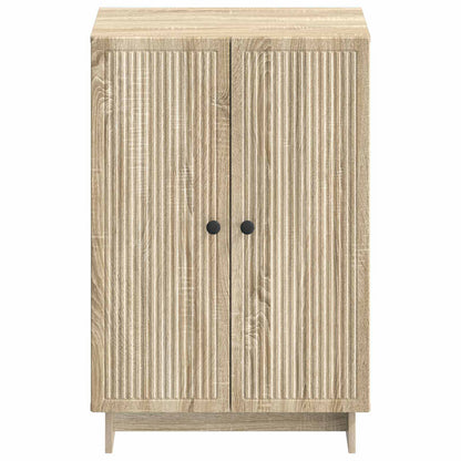 vidaXL Shoe Cabinet EDE 59.5 x 39.5 x 90 cm Engineered Wood Sonoma Oak