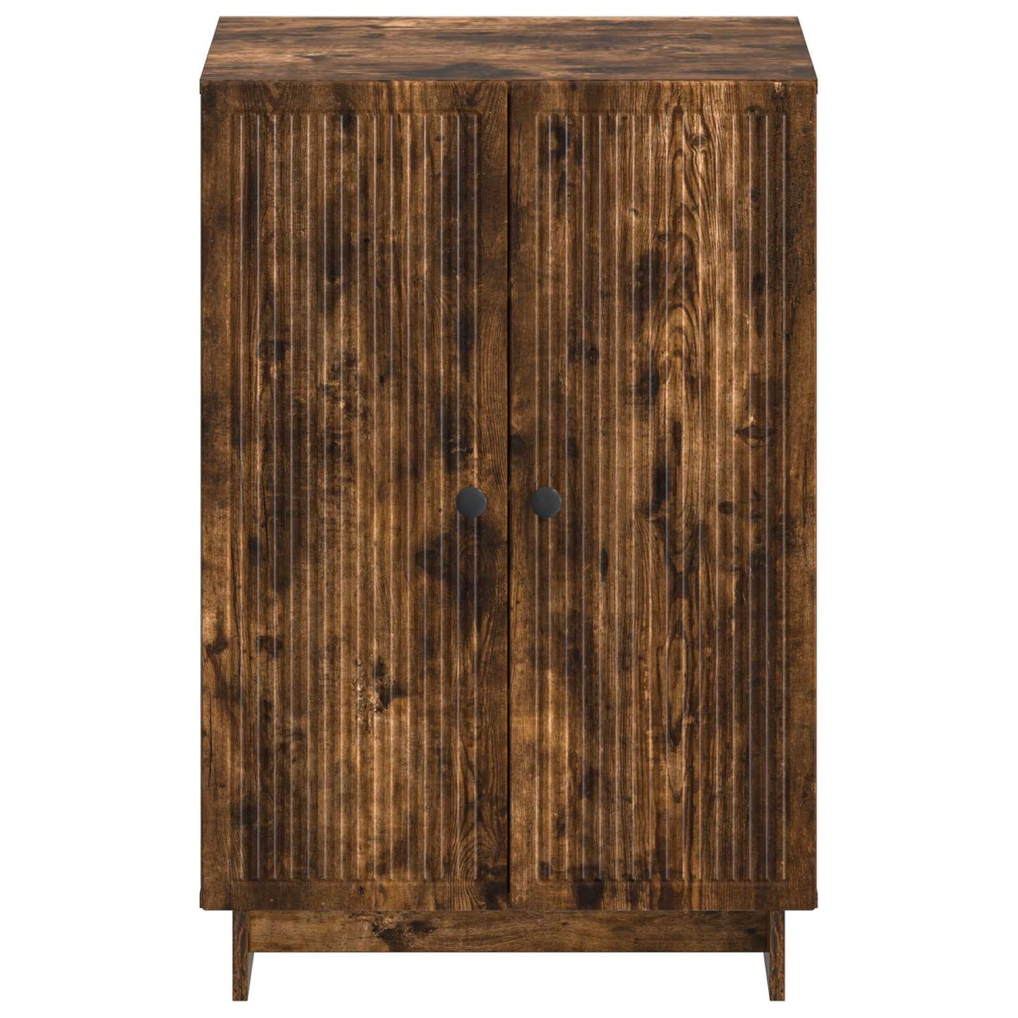 vidaXL Shoe Cabinet EDE 59.5 x 39.5 x 90 cm Engineered Wood Smoked Oak
