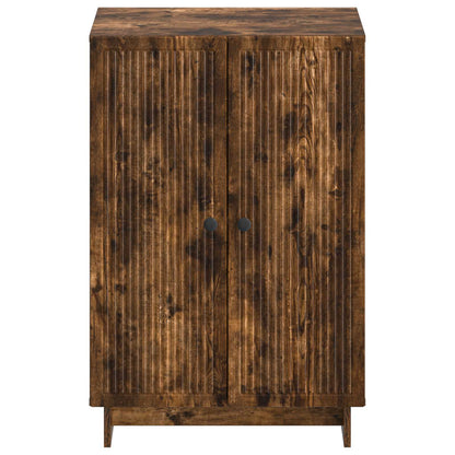 vidaXL Shoe Cabinet EDE 59.5 x 39.5 x 90 cm Engineered Wood Smoked Oak