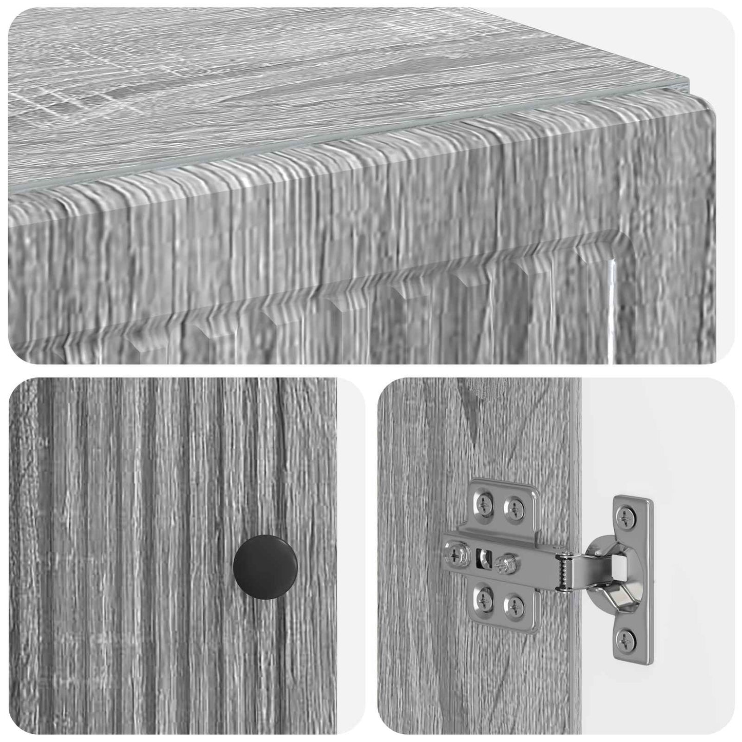 vidaXL Shoe Cabinet EDE 59.5 x 39.5 x 90 cm Engineered Wood
