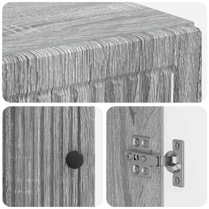 vidaXL Shoe Cabinet EDE 59.5 x 39.5 x 90 cm Engineered Wood