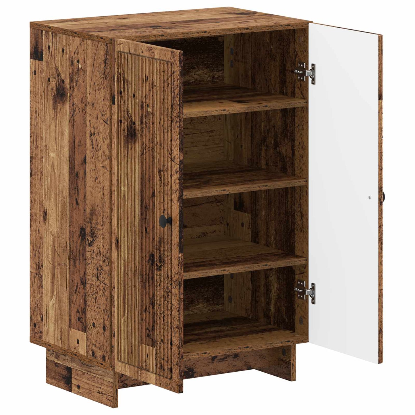 vidaXL Shoe Cabinet EDE 59.5 x 39.5 x 90 cm Engineered Wood Old Wood