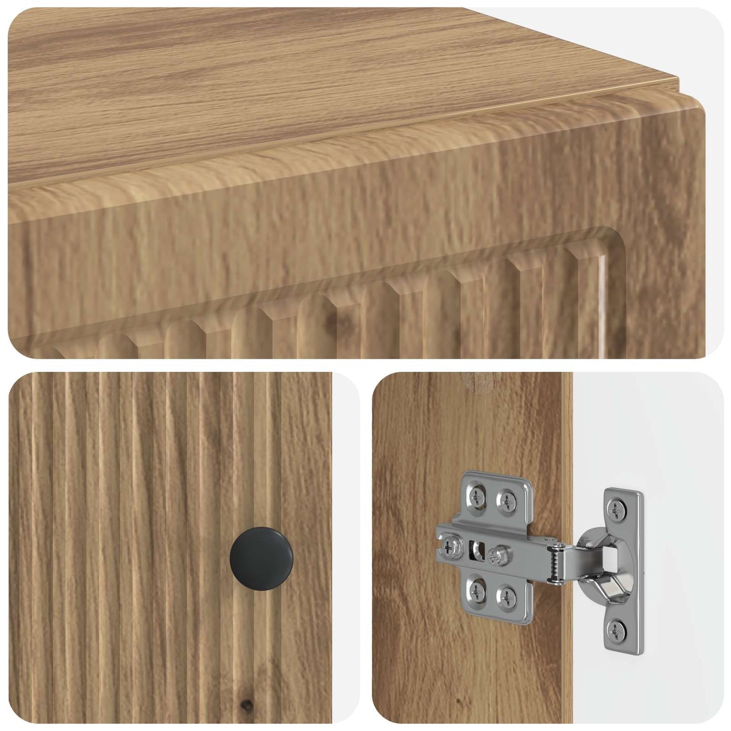 vidaXL Shoe Cabinet EDE 59.5 x 39.5 x 90 cm Engineered Wood