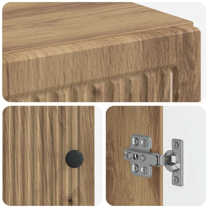 vidaXL Shoe Cabinet EDE 59.5 x 39.5 x 90 cm Engineered Wood