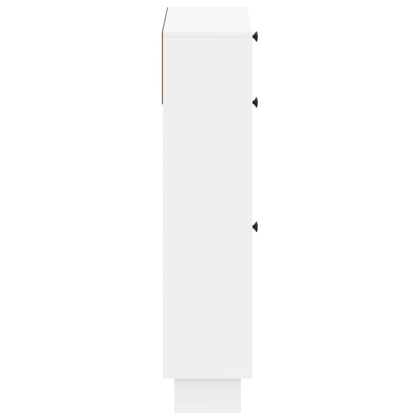 vidaXL Shoe Cabinet EDE 78 x 24 x 103 cm Engineered Wood White