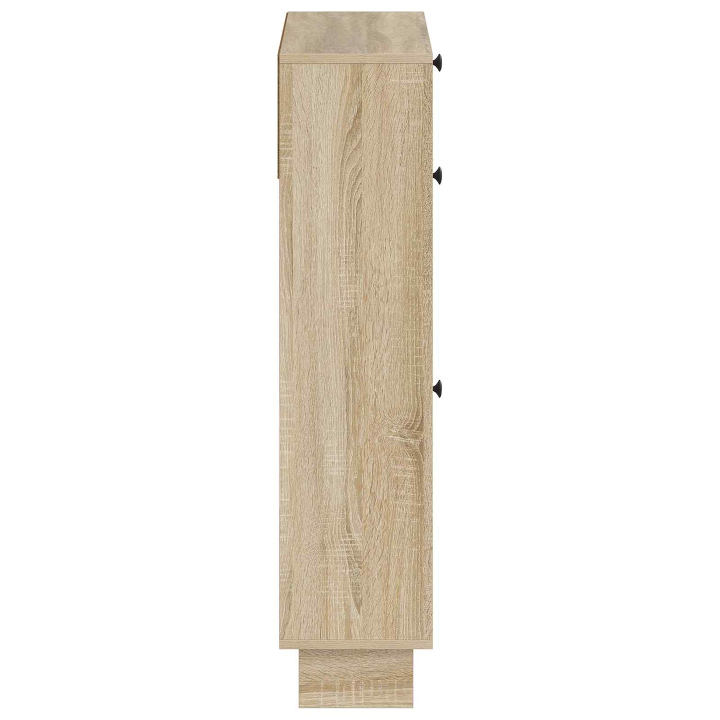 vidaXL Shoe Cabinet EDE 78 x 24 x 103 cm Engineered Wood Sonoma Oak
