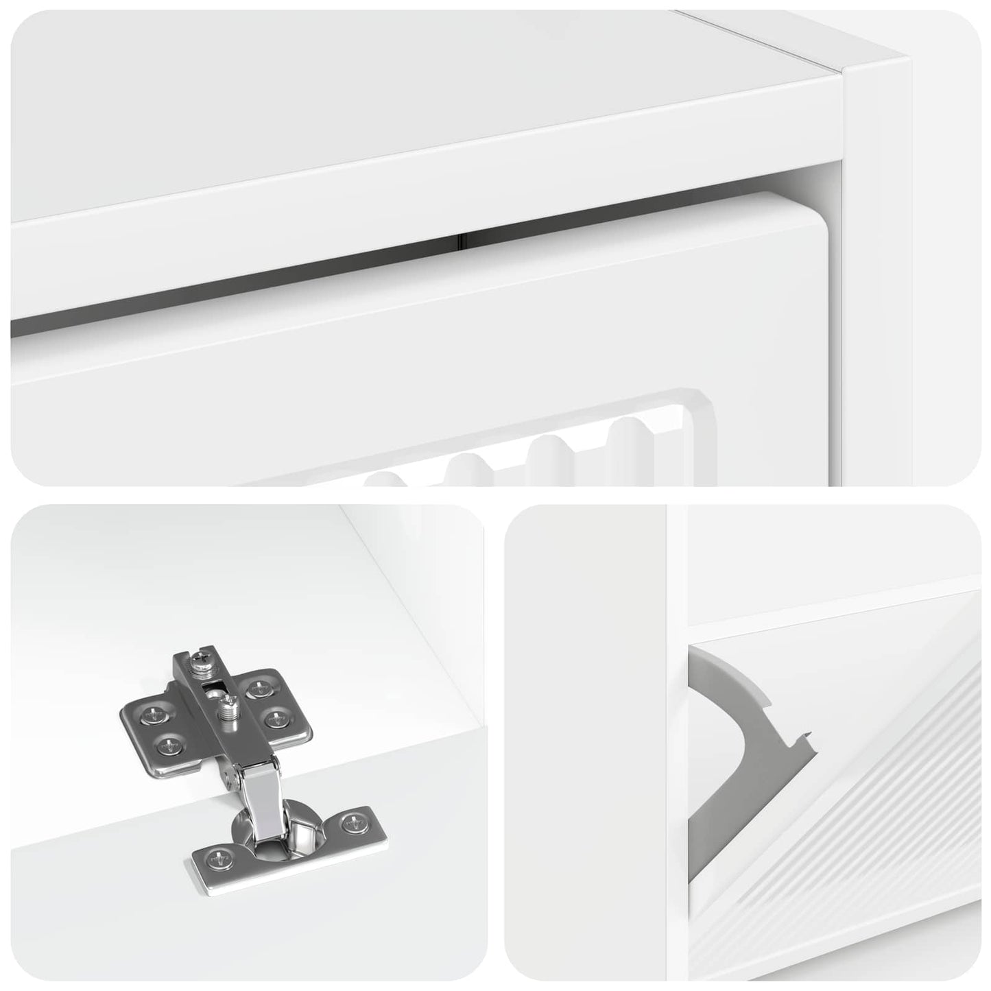 vidaXL Shoe Cabinet EDE 78 x 24 x 103 cm Engineered Wood