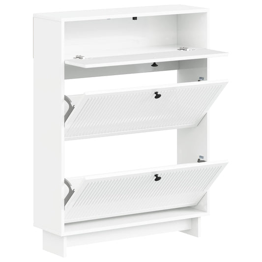 vidaXL Shoe Cabinet EDE 78 x 24 x 103 cm Engineered Wood