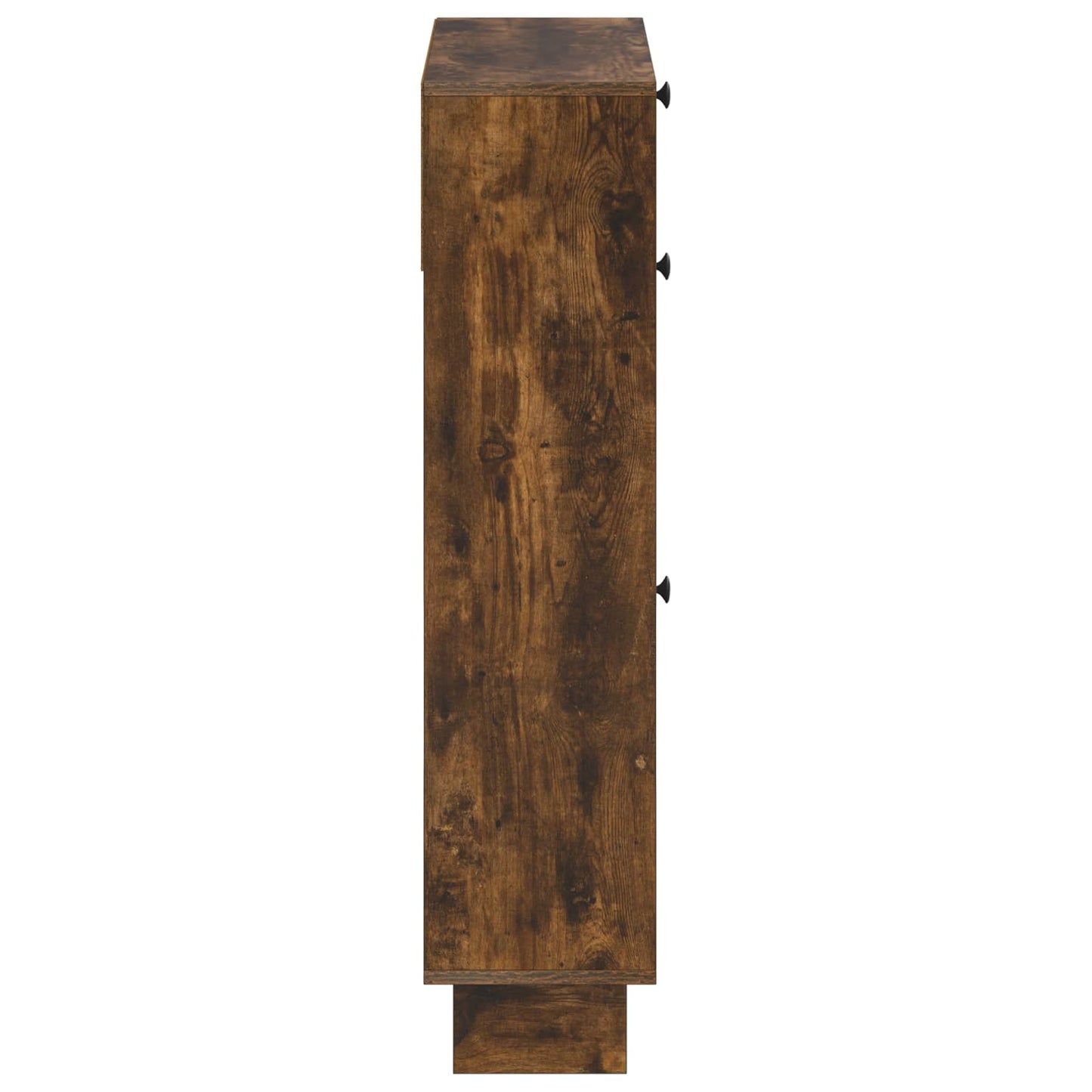vidaXL Shoe Cabinet EDE 78 x 24 x 103 cm Engineered Wood Smoked Oak