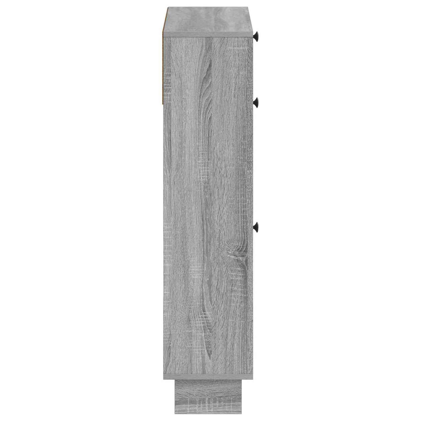 vidaXL Shoe Cabinet EDE 78 x 24 x 103 cm Engineered Wood Grey Sonoma
