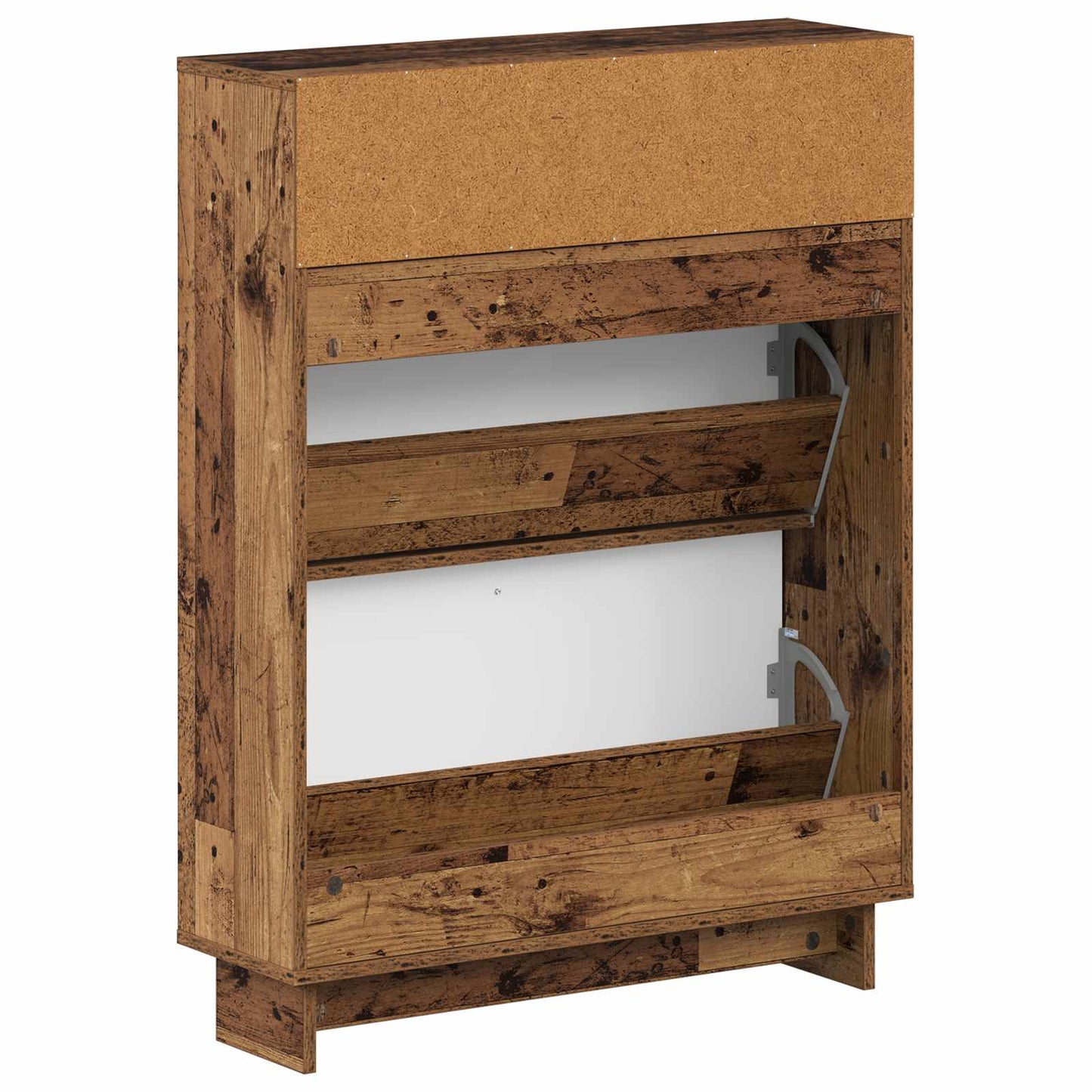 vidaXL Shoe Cabinet EDE 78 x 24 x 103 cm Engineered Wood Old Wood