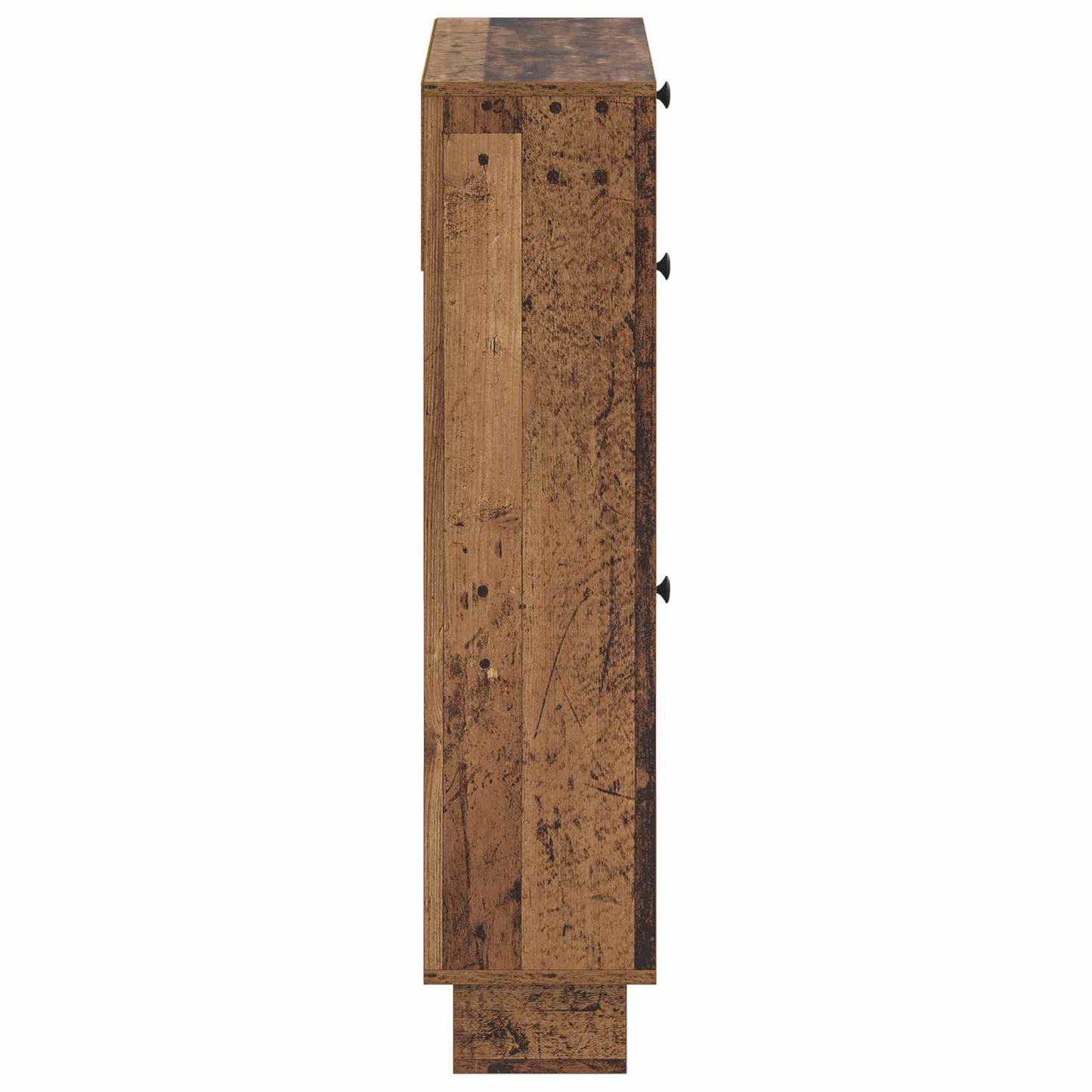 vidaXL Shoe Cabinet EDE 78 x 24 x 103 cm Engineered Wood Old Wood