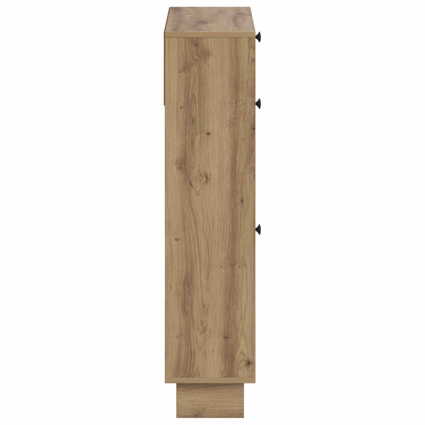 vidaXL Shoe Cabinet EDE 78 x 24 x 103 cm Engineered Wood Artisan Oak