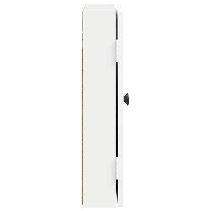 vidaXL Dartboard Cabinet EDE White 52.5 x 10.5 x 53.5 cm