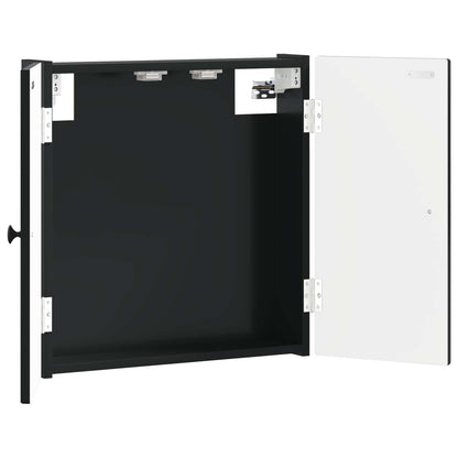 vidaXL Dartboard Cabinet EDE Black 52.5 x 10.5 x 53.5 cm