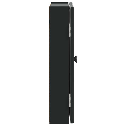 vidaXL Dartboard Cabinet EDE Black 52.5 x 10.5 x 53.5 cm