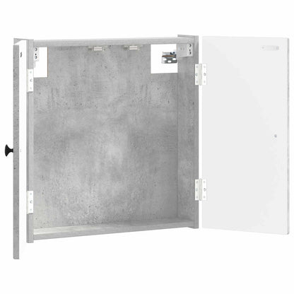 vidaXL Dartboard Cabinet EDE Concrete Grey 52.5 x 10.5 x 53.5 cm