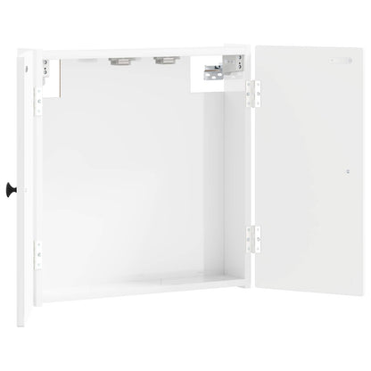 vidaXL Dartboard Cabinet EDE High Gloss White 52.5 x 10.5 x 53.5 cm