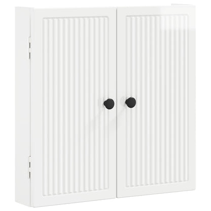 vidaXL Dartboard Cabinet EDE High Gloss White 52.5 x 10.5 x 53.5 cm