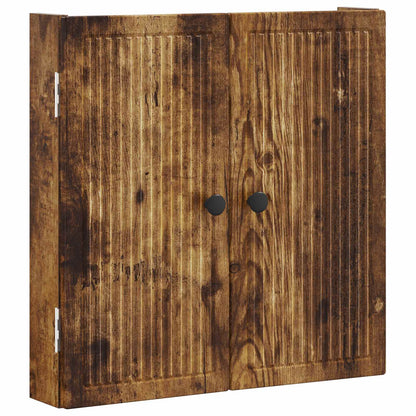 vidaXL Dartboard Cabinet EDE Smoked Oak 52.5 x 10.5 x 53.5 cm