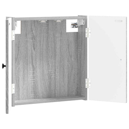 vidaXL Dartboard Cabinet EDE Grey Sonoma 52.5 x 10.5 x 53.5 cm