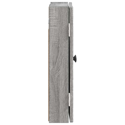 vidaXL Dartboard Cabinet EDE Grey Sonoma 52.5 x 10.5 x 53.5 cm