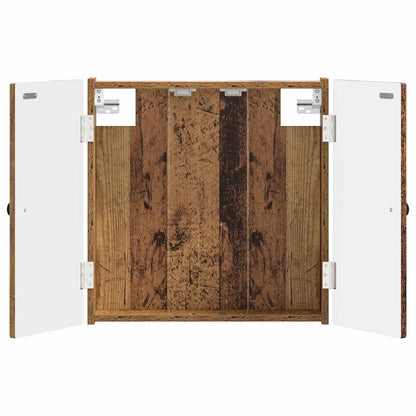 vidaXL Dartboard Cabinet EDE Old Wood 52.5 x 10.5 x 53.5 cm