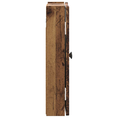 vidaXL Dartboard Cabinet EDE Old Wood 52.5 x 10.5 x 53.5 cm