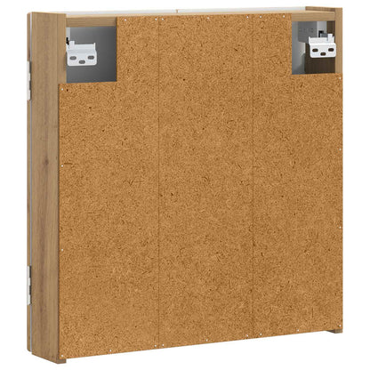 vidaXL Dartboard Cabinet EDE Artisan Oak 52.5 x 10.5 x 53.5 cm