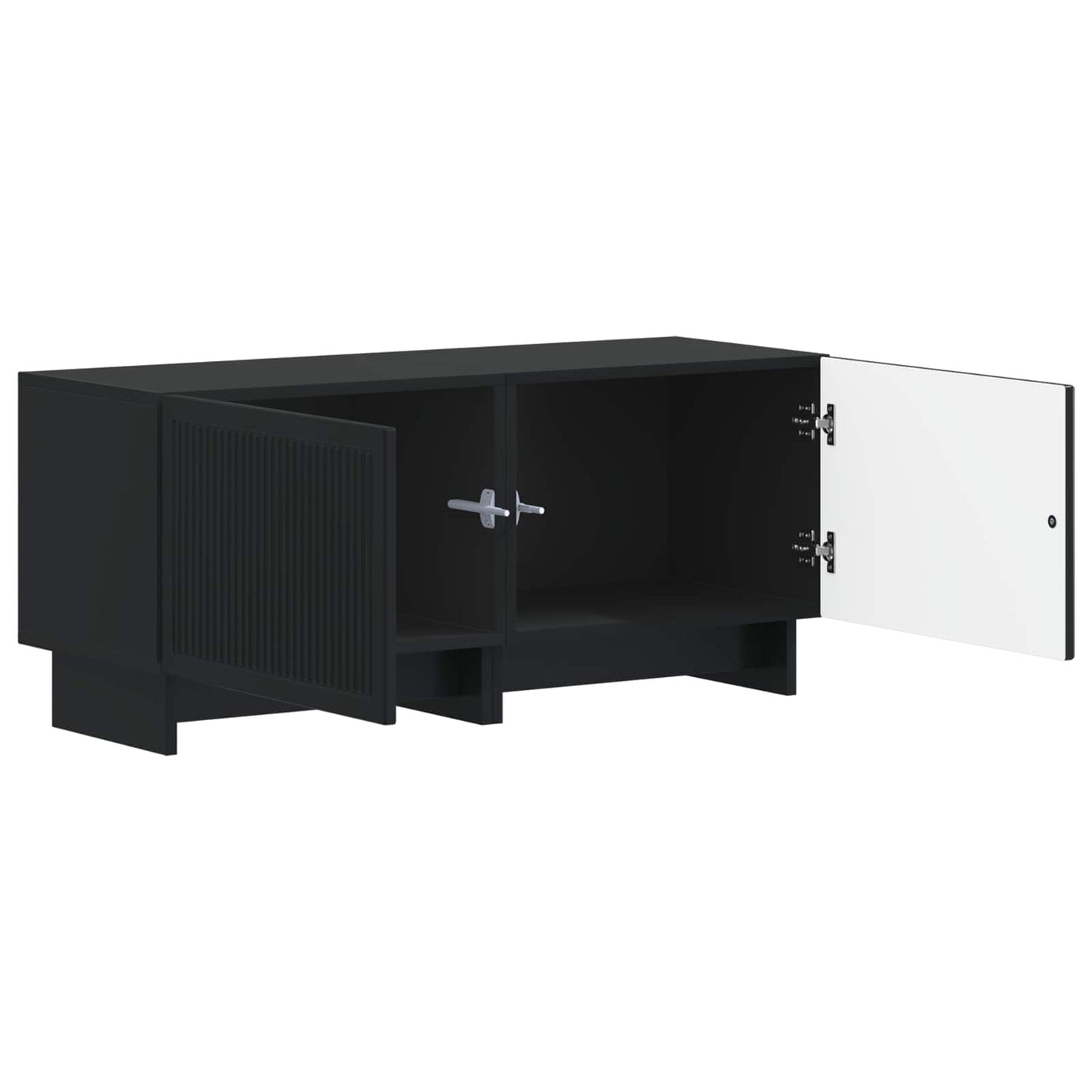 vidaXL TV Cabinet Black Engineered Wood